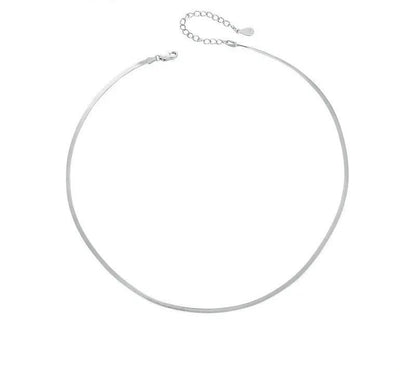 925 Sterling Silver Dainty Choker Necklace - Shine Bright Store