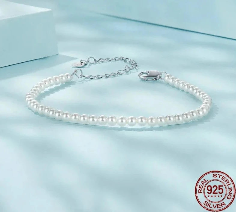 Shell Pearl Beaded Bracelet