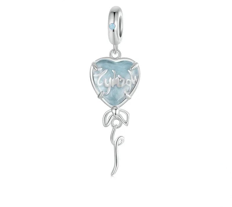 925 Sterling Silver Heart-shaped Balloon Pendant - Shine Bright Store