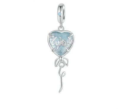 925 Sterling Silver Heart-shaped Balloon Pendant - Shine Bright Store