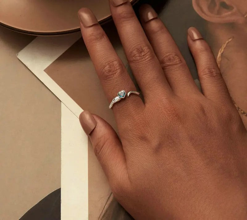925 Sterling Silver Snake Open Ring - Shine Bright Store