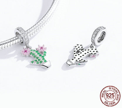 925 Sterling Silver Sunflower Charms - TEA LU SHOP