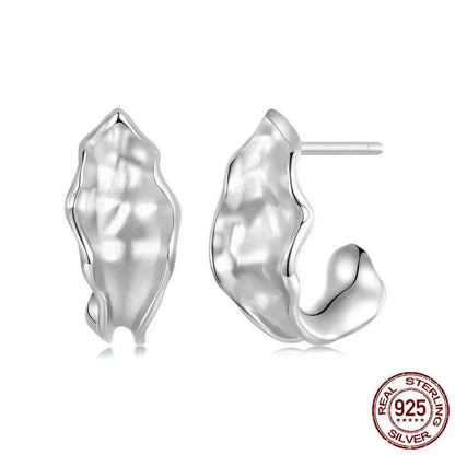 925 Sterling Silver Huggie Earrings