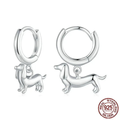 Cute Dachshund Dangle Earrings