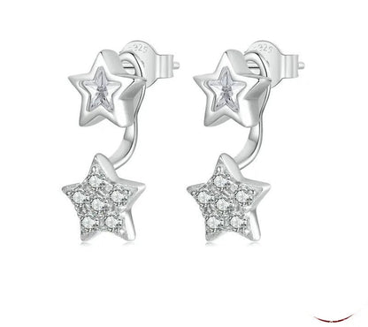 925 Sterling Silver Hypoallergenic Star Earrings - Shine Bright Store