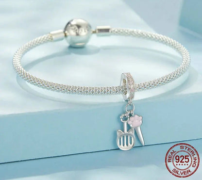 925 Sterling Silver Cute Charm