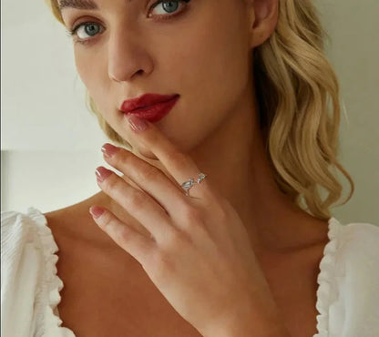 925 Sterling Silver Conch Open Ring