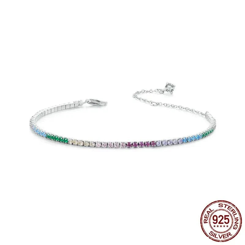 925 Sterling Silver Classic Tennis Bracelet