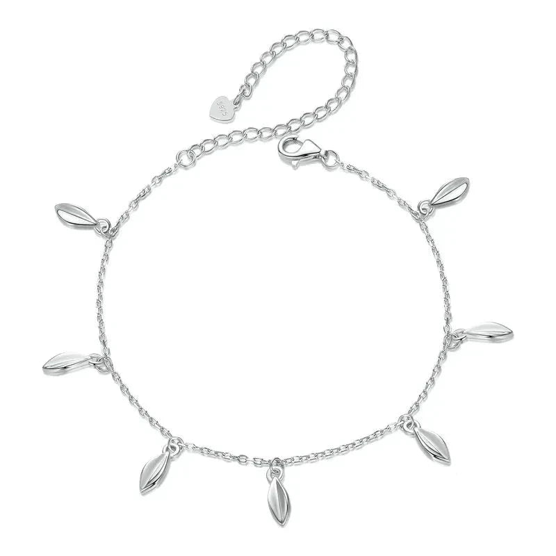 925 Sterling Silver Dainty Tassels Bracelet