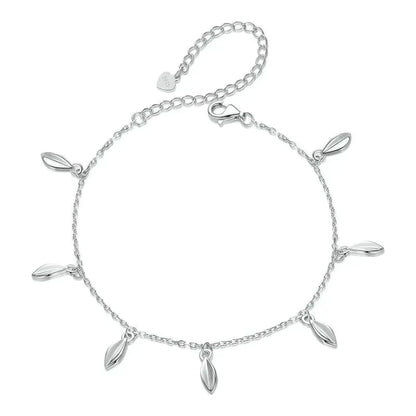 925 Sterling Silver Dainty Tassels Bracelet