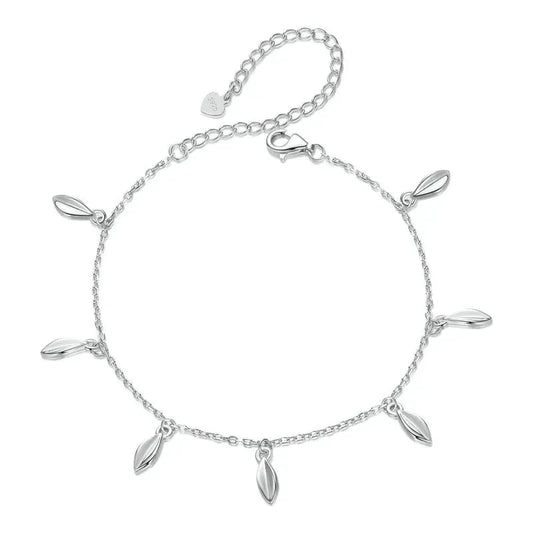 925 Sterling Silver Dainty Tassels Bracelet