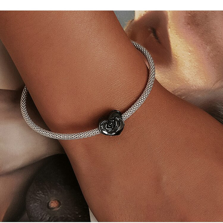 925 Sterling Silver Rose Gold Pendant - TEA LU SHOP