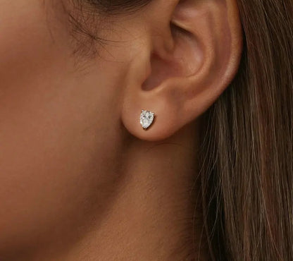 925 Sterling Silver Moissanite Stud Earrings - Shine Bright Store