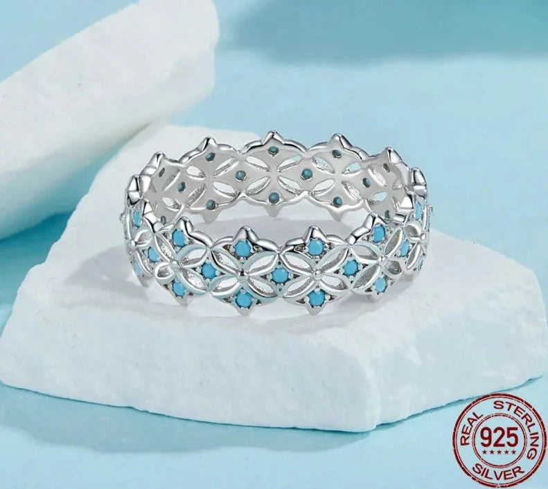 925 Sterling Silver Turquoise Ring