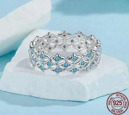 925 Sterling Silver Turquoise Ring