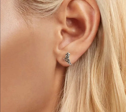 Vivid Butterfly Stud Earrings