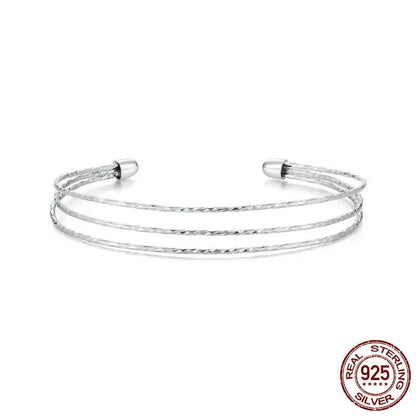 Multi-Layer Open Adjustable Wide Cuff Bracelet