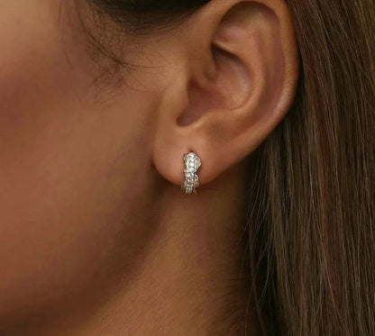 925 Sterling Silver Delicate Hoop Earrings