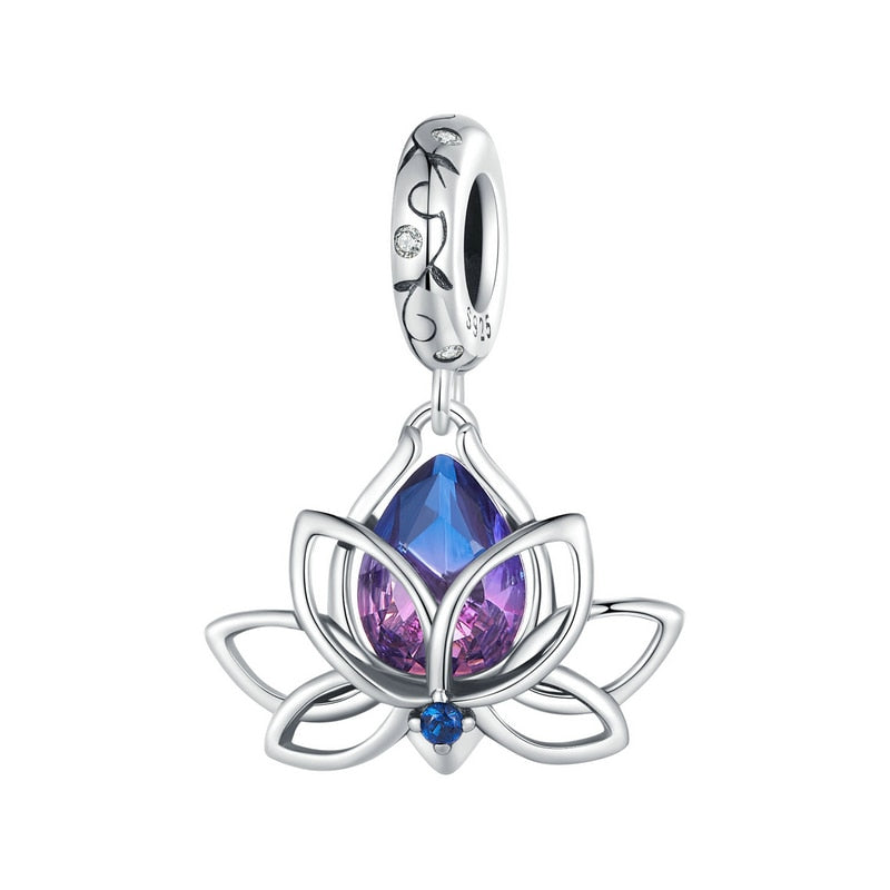 925 Sterling Silver Four-Leaf Clover Charms - TEA LU SHOP
