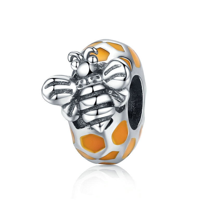 925 Sterling Silver Bee Charms