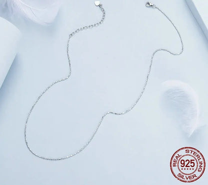 925 Sterling Silver Classic Adjustable Chain - TEA LU SHOP