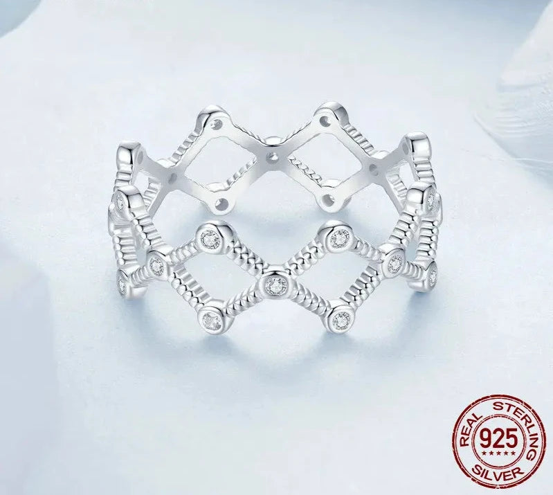 925 sterling silver Cubic Zirconia Ring