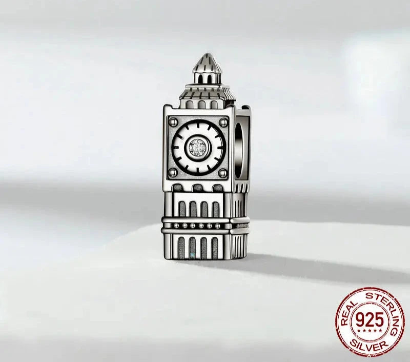 925 Sterling Silver Classic Building Big Ben