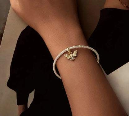 Gold Plated Bee Charm