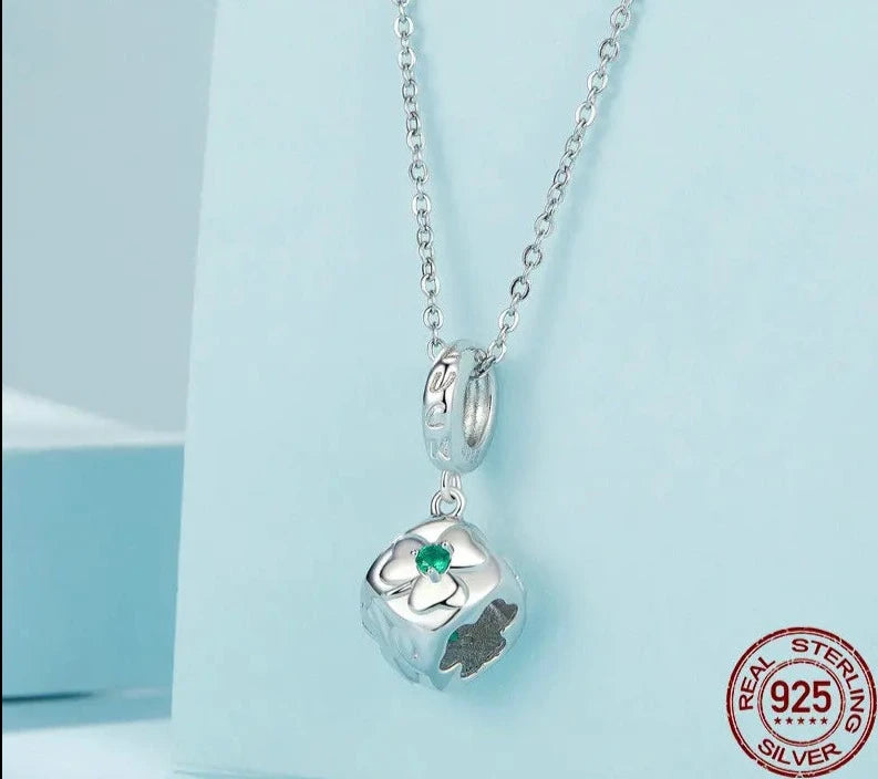 Four-leaf Clover Dice Charm