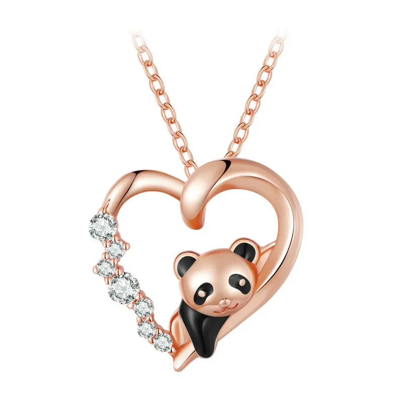 925 Silver Panda Necklace