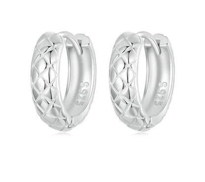 925 Sterling Silver High Polished Round Hoop Earrings - Shine Bright Store