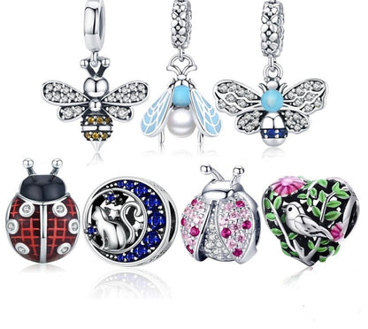 925 Sterling Silver Charms - TEA LU SHOP