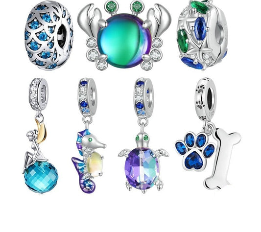 925 Sterling Silver Dreamy Oсean Pendants - TEA LU SHOP