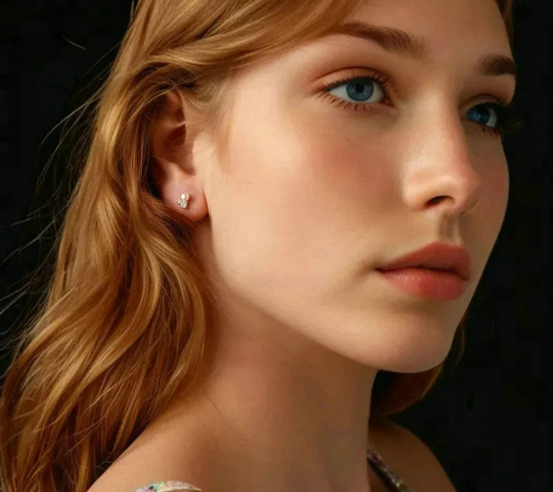 Moissanite Stud Earrings