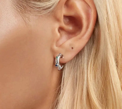 Vintage Quilting Stud Earrings