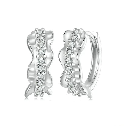 925 Sterling Silver Delicate Hoop Earrings