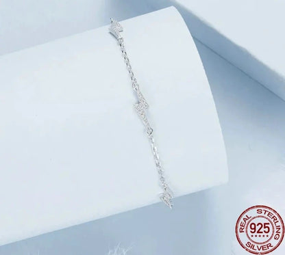 Dainty Lightning Link Bracelet