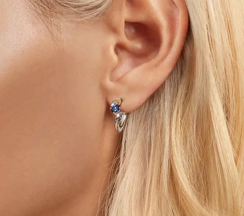 Exquisite Double Snake Ear Buckles