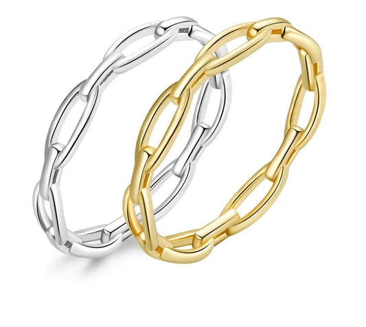 925 Sterling Silver Bohemian Style Geometric Ring - TEA LU SHOP