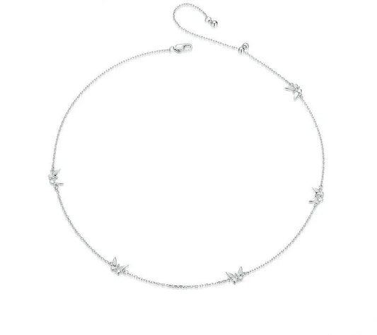 925 Sterling Silver Mini Butterfly Necklace - Shine Bright Store