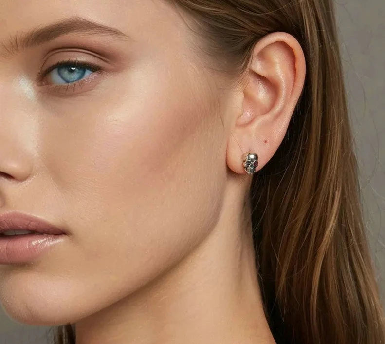Cool Skull Stud Earrings