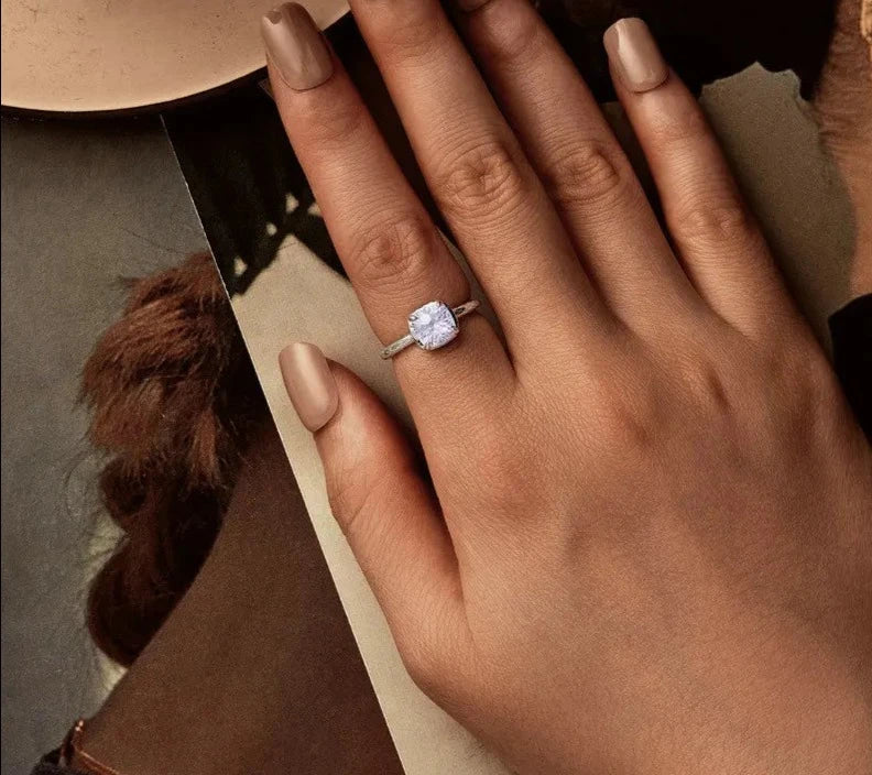 925 Sterling Silver Sparkling Ring
