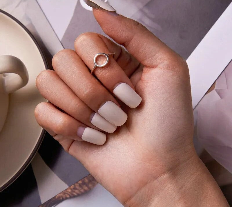 925 Sterling Silver Simple Fashion Ring - TEA LU SHOP