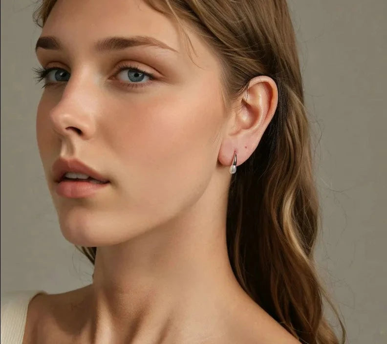 925 Sterling Silver Pearl Drop Earrings