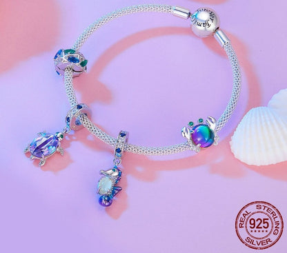 925 Sterling Silver Dreamy Oсean Pendants - TEA LU SHOP