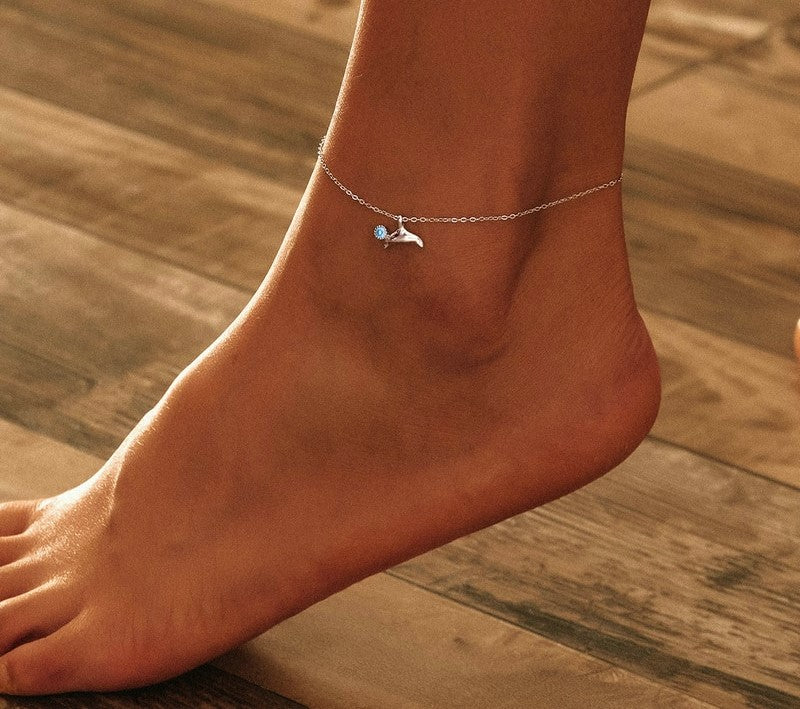 925 Sterling Silver Fish Bracelet - TEA LU SHOP