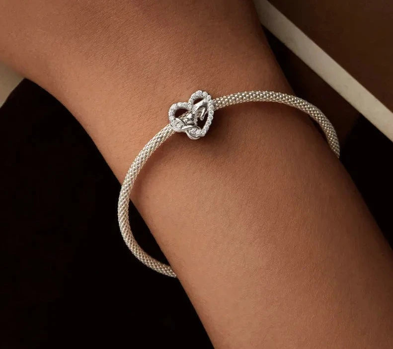 Classic Heart Shaped Infinite Love Charm