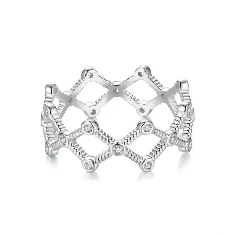 925 sterling silver Cubic Zirconia Ring