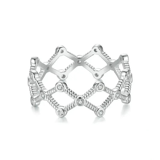 925 sterling silver Cubic Zirconia Ring