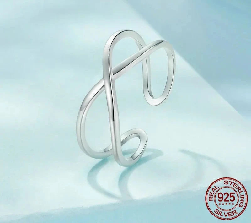 925 Sterling Silver Cross Ring